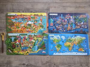 Osmo Detective Agency Replacement Maps Set Magnifying Glass Search Find Game